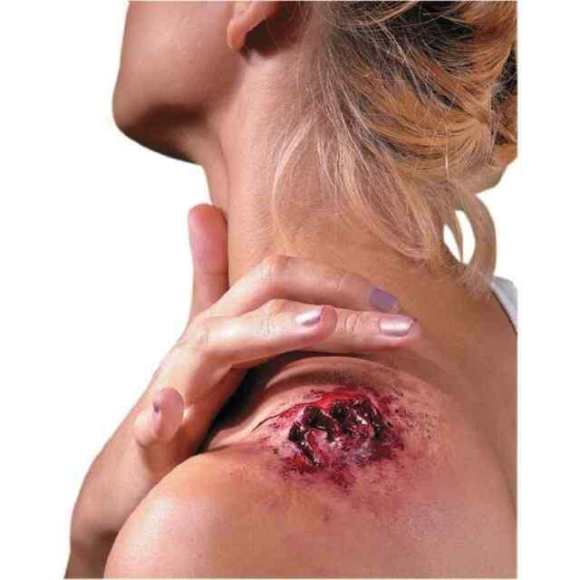 Kit Maquiagem Artística Latex + Sangue Falso+ + Massa Slug