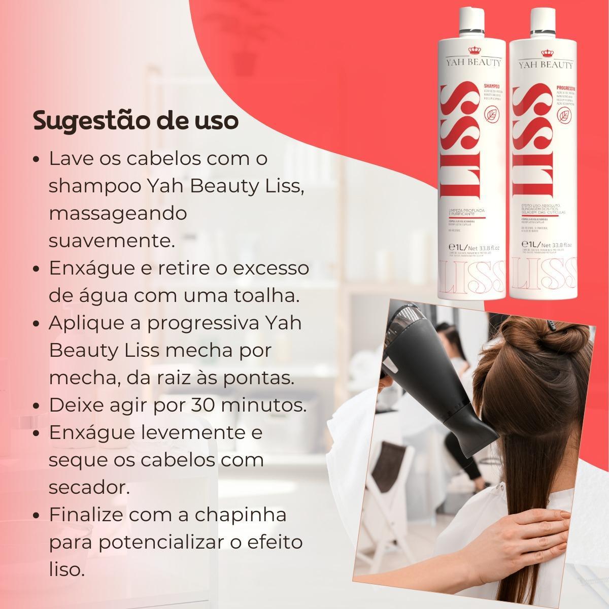 Miniatura Kit Escova Progressiva Selagem Profissional Tratamento Liss