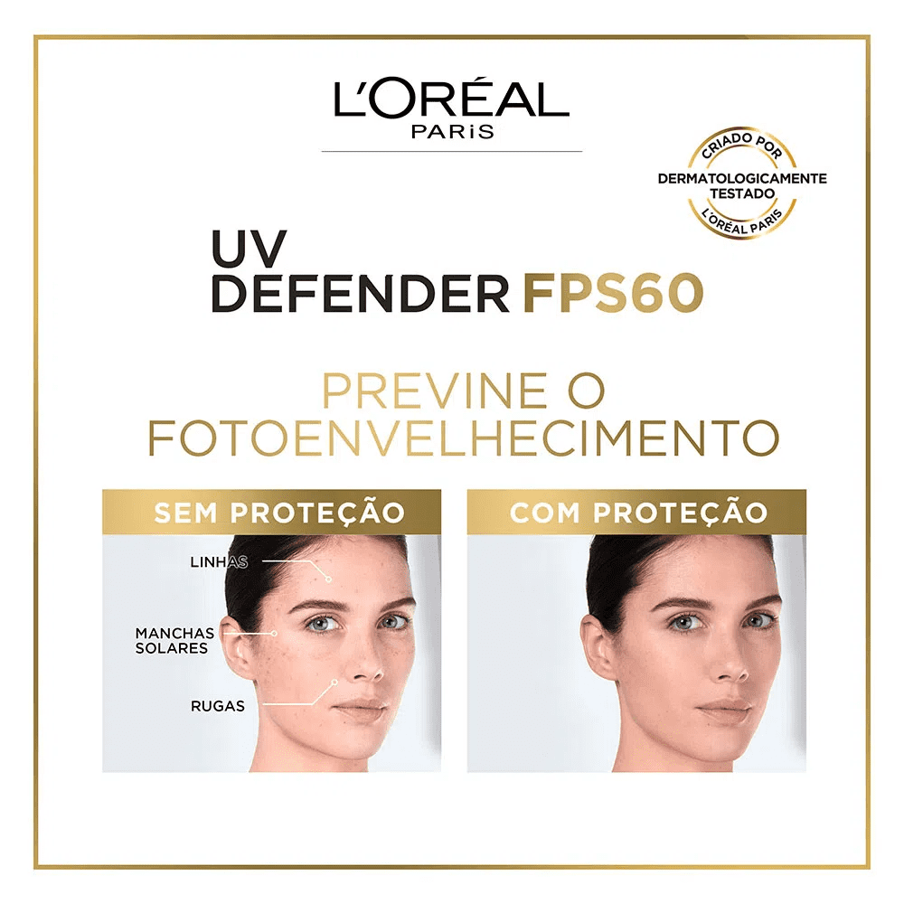 Miniatura L’Oréal Paris Antioleosidade Kit – Gel de Limpeza Profunda Revitalift Hialurônico 40g + Protetor Solar Diário UV Defender FPS60 40g Kit