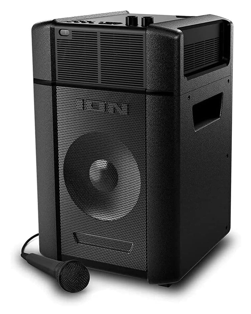 Miniatura Projetor de Filmes com Alto Falante e recepção remota de áudio