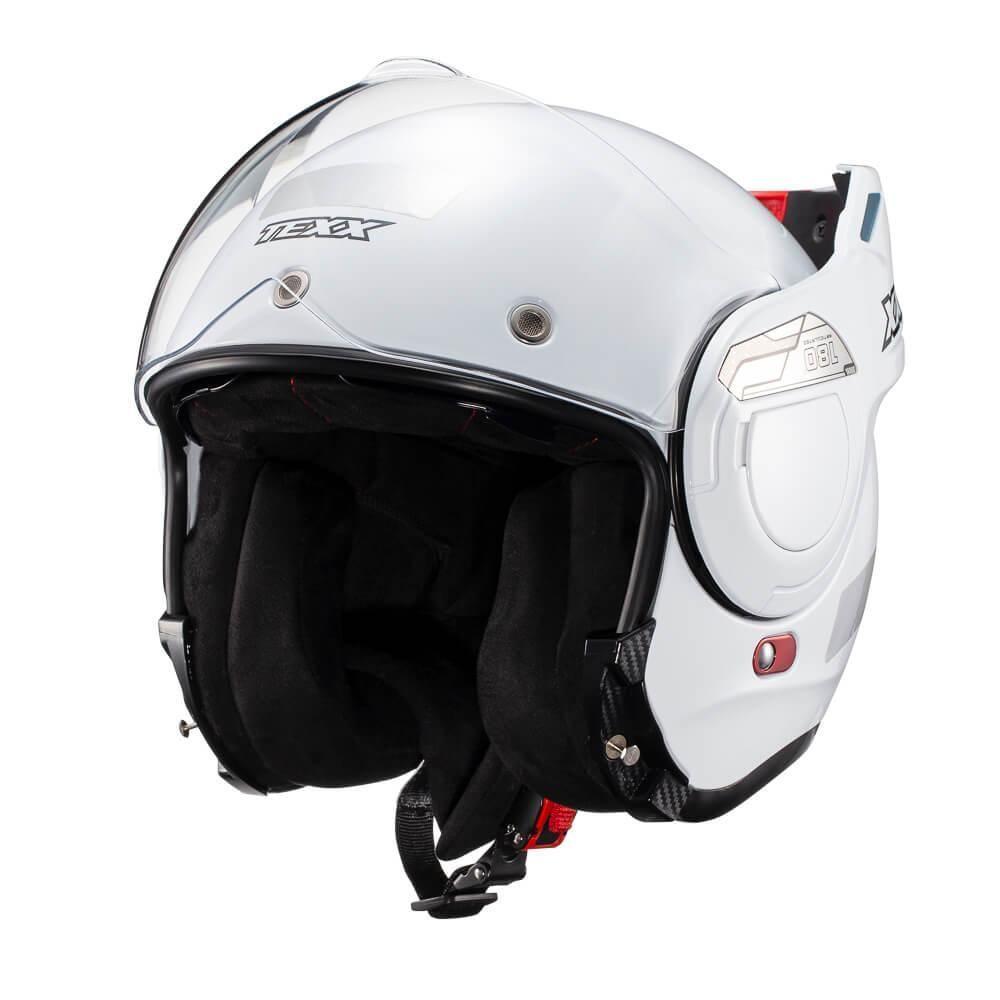 Capacete Texx Esc Stratos 180 Branco Brilho 56 [f016]