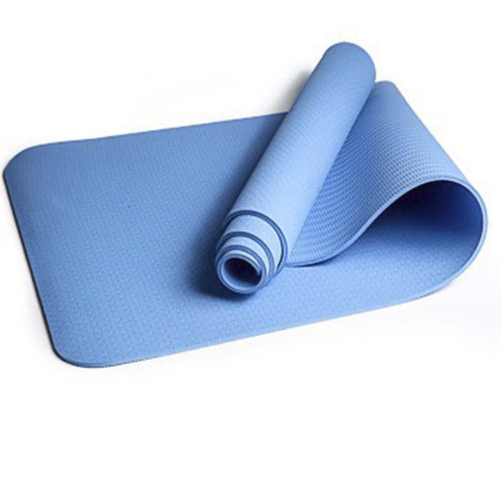 Miniatura Tapete De Yoga Tpe 183x61cm Espessura 6mm - Azul