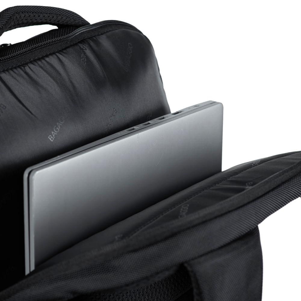 Mochila Masculina para Notebook Space Preta Preto