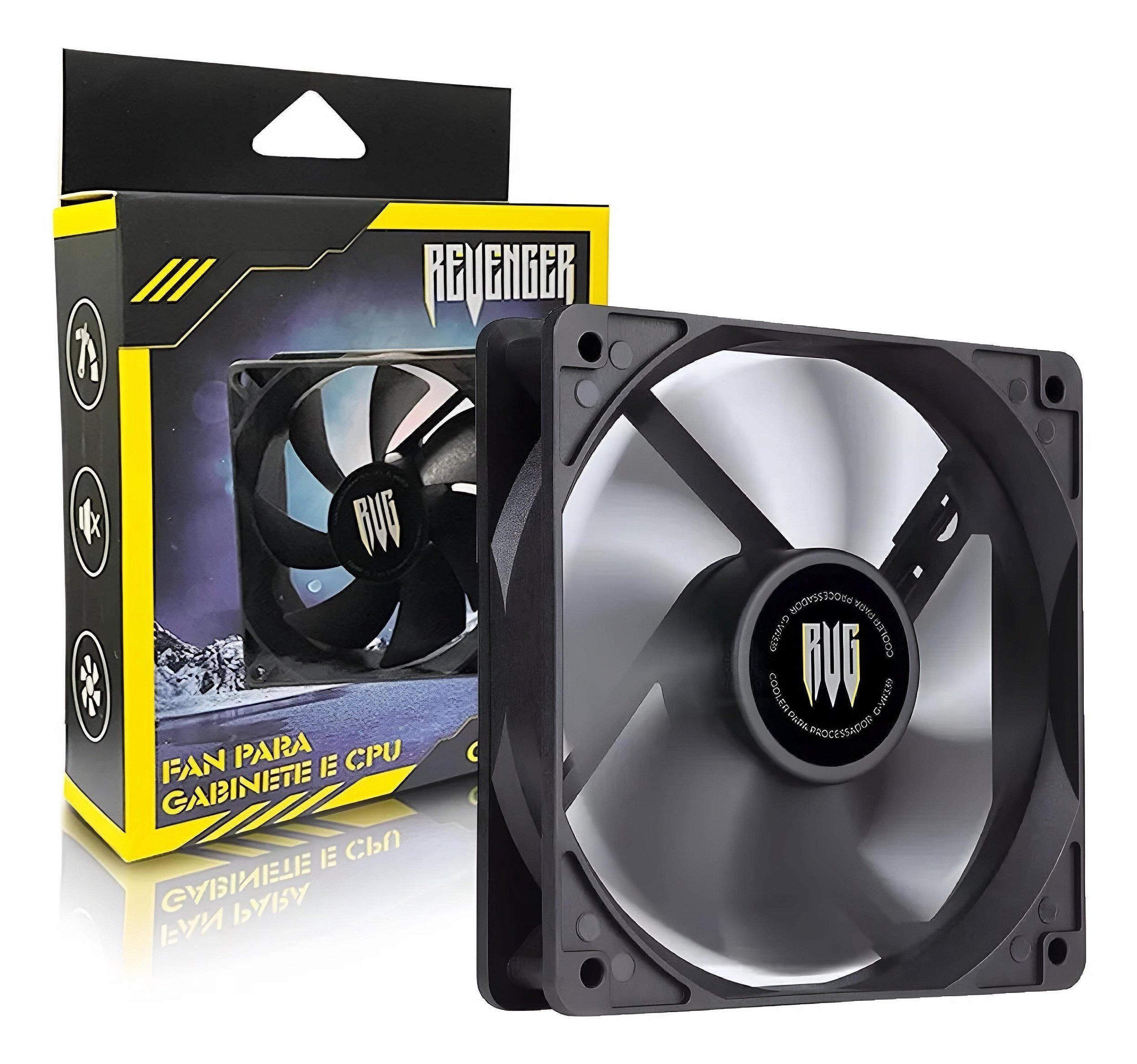 Miniatura Cooler Pc Fan Para Gabinete 120Mm Ventoinha 120Mm 12V Preto