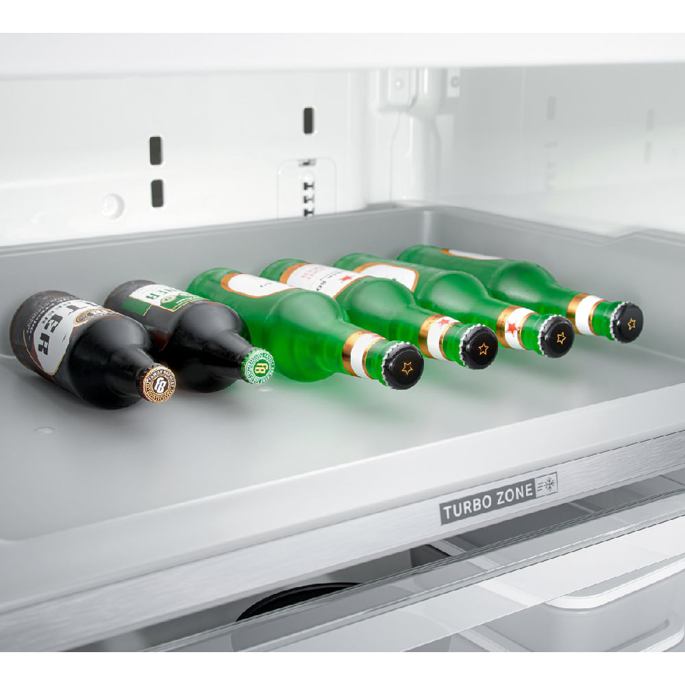 Geladeira Brastemp Frost Free Inverse 588 litros cor Inox com Smart Bar BRE85AK 110V