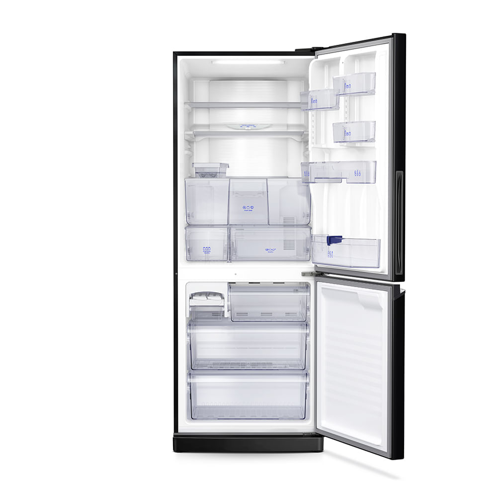 Geladeira Panasonic BB64 Black Inox Inverse Frost Free 460L Inverter A+++ - NR-BB64PV1B 110v
