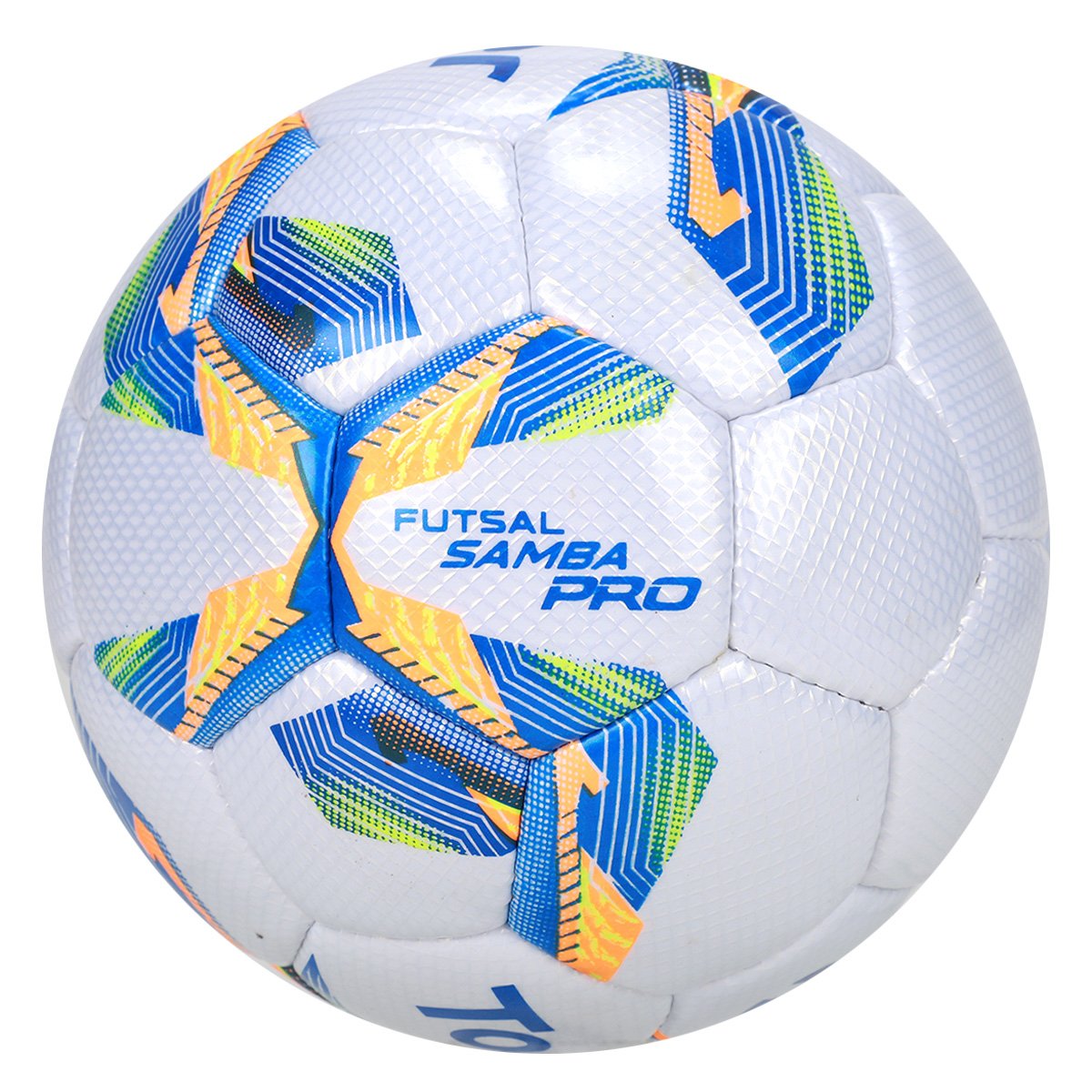 Miniatura Bola Futebol Futsal Topper Samba Pro Verde+laranja