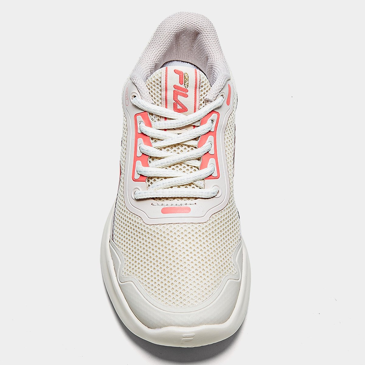 Miniatura Tênis Infantil Fila Split Bege+Coral - 30