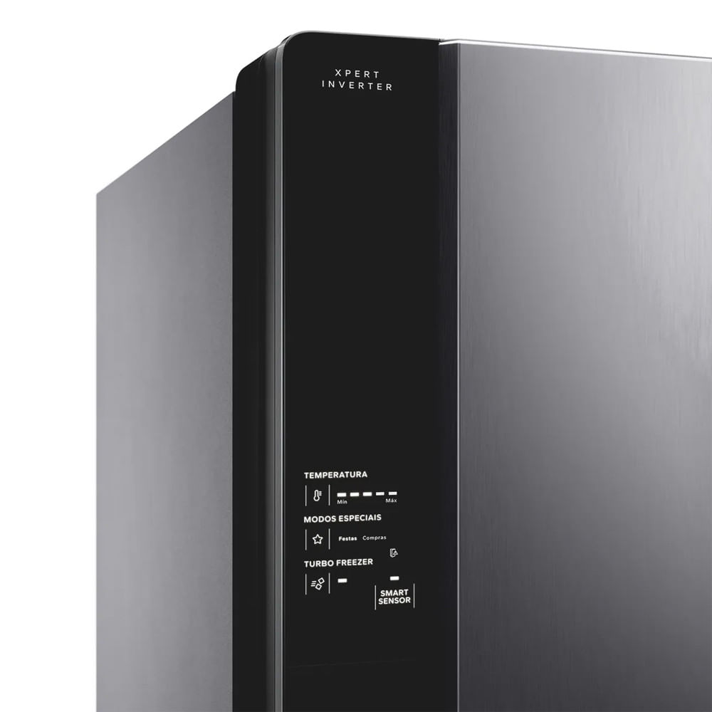 Miniatura Geladeira BRM62AK Frost Free Duplex 512 Litros Brastemp Inox - Bivolt