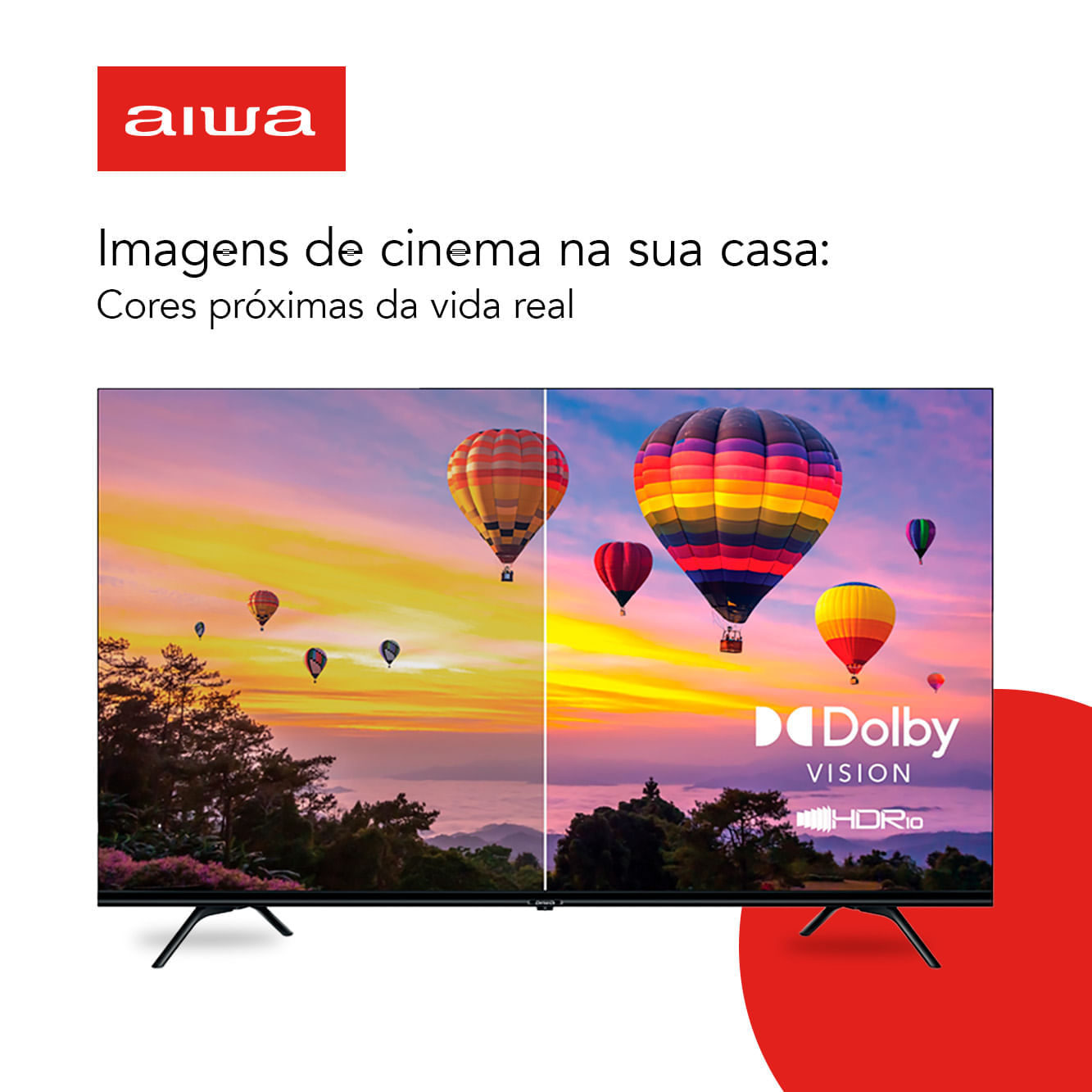 Miniatura Smart TV Aiwa 55” Android, 4K, Borda Ultrafina, Dolby Vision & Atmos - AWS-TV-55-BL-01-A BIV