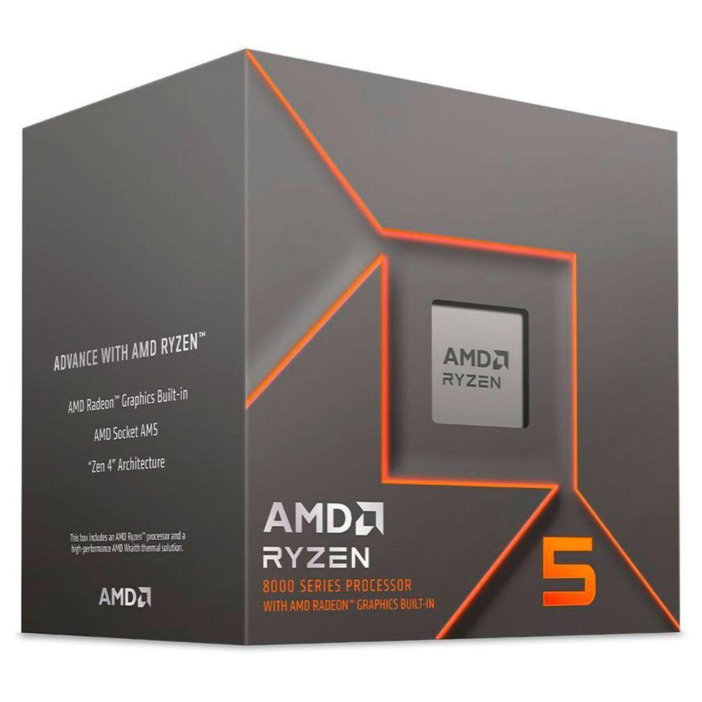 Miniatura Processador Amd Ryzen 5 8600g, 4.3ghz (5.0ghz Boost), Am5, Zen 4, Cache 22mb, Amd Radeon 760m