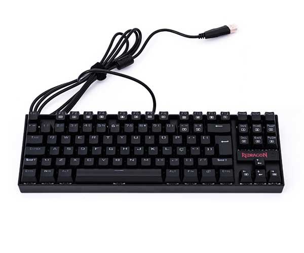 Miniatura Teclado Gaming Redragon Kumara Mecanico RGB Switch Black