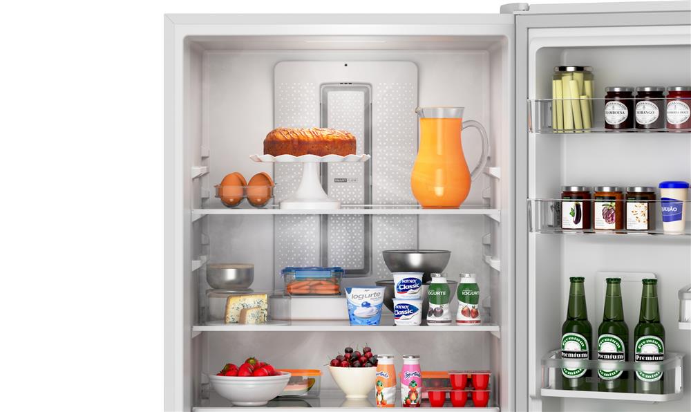 Geladeira Brastemp Frost Free Inverse A+++ 447 litros cor Branca com Smart Flow e Fresh Box - BRE57FB 110v
