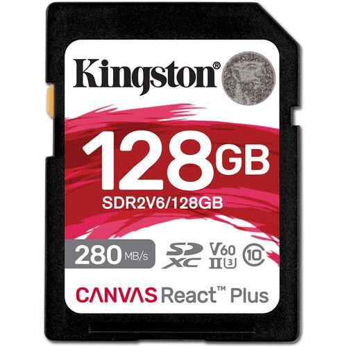 Miniatura Cartão Memória Kingston Sd Xc 128Gb 280Mb/S React Plus