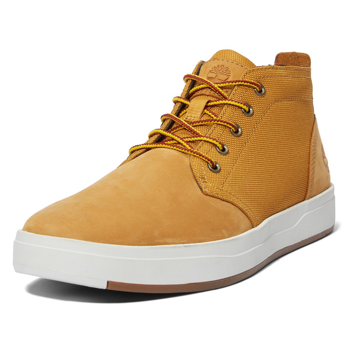 Tênis Couro Cano Alto Timberland Davis Square MID Masculino Caramelo - 40