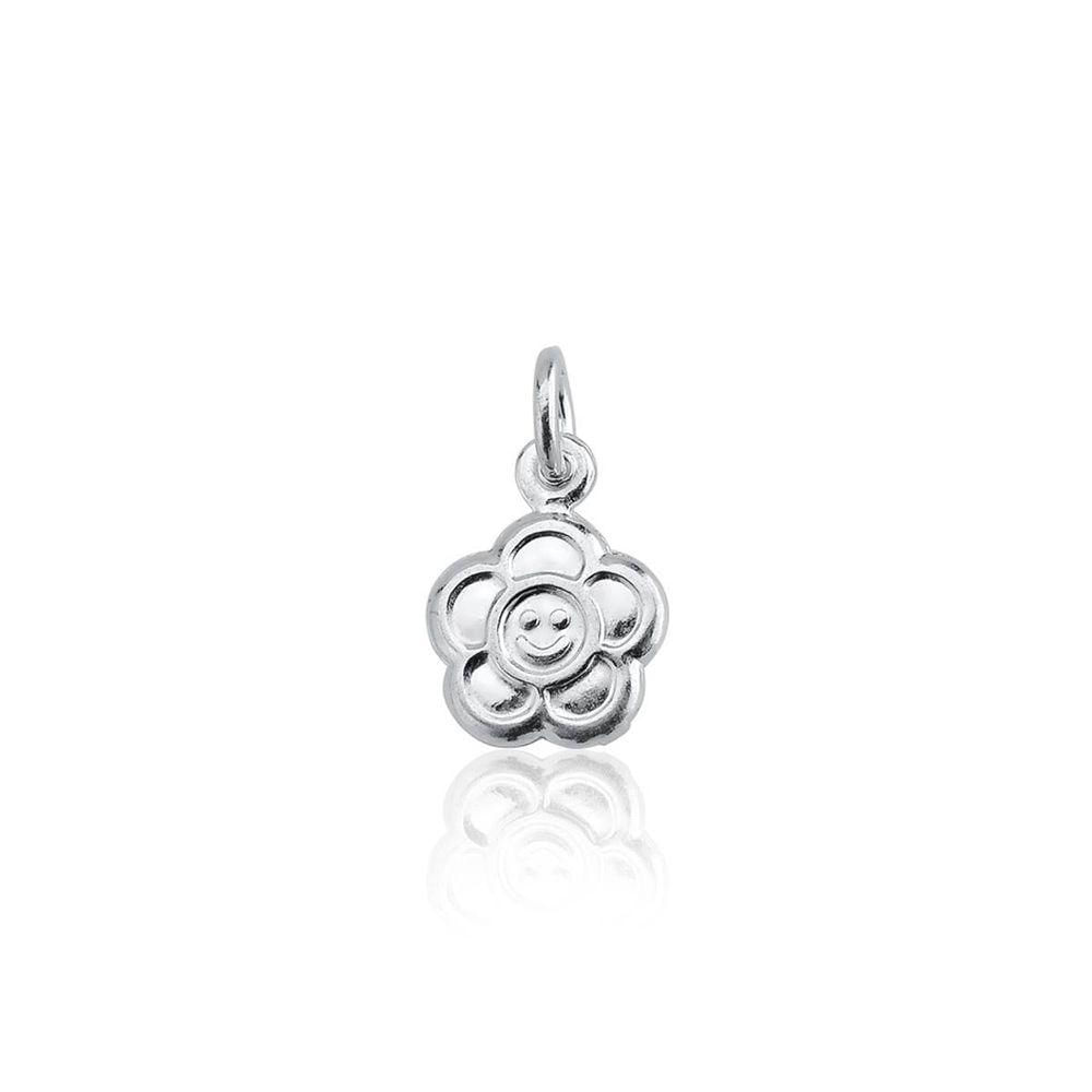 Miniatura Pingente Flor Mini Prata 925
