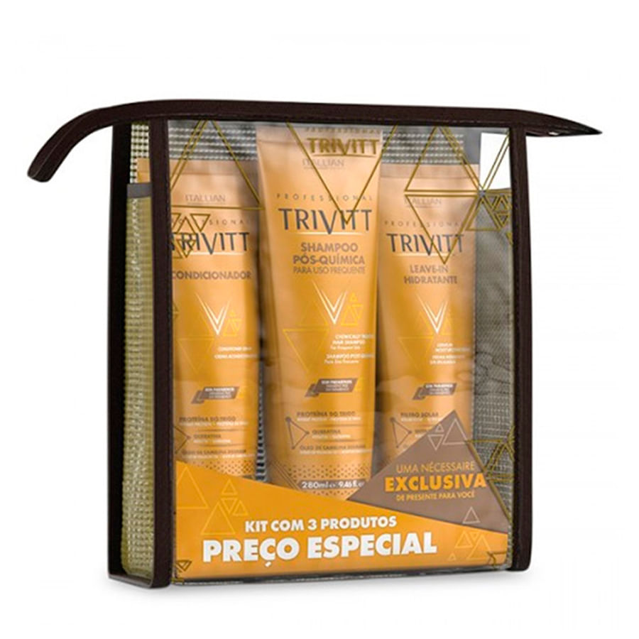 Miniatura Kit Itallian Trivitt Pós Química Hidratação