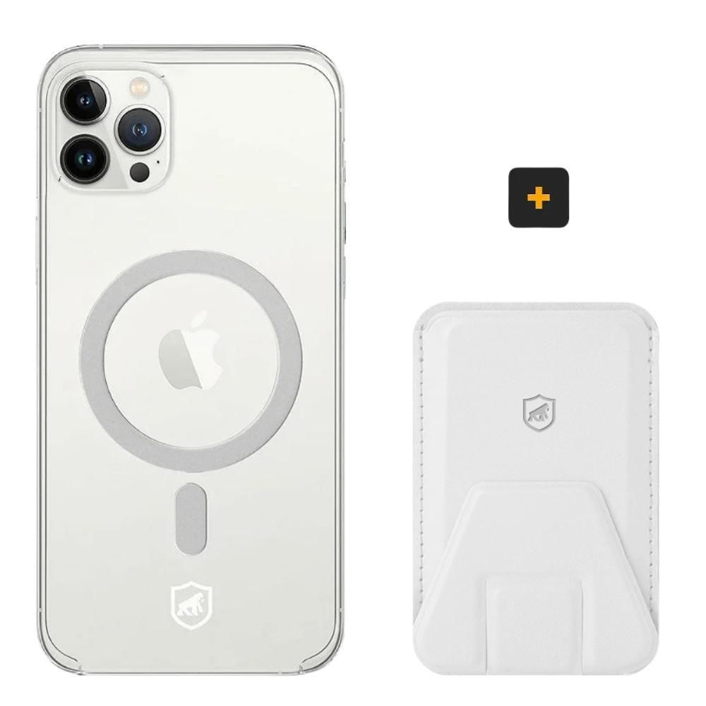 Miniatura Kit Magsafe - Capa Case Capinha E Carteira Com Kickstand Para Iphone 13 Pro Max - Gshield