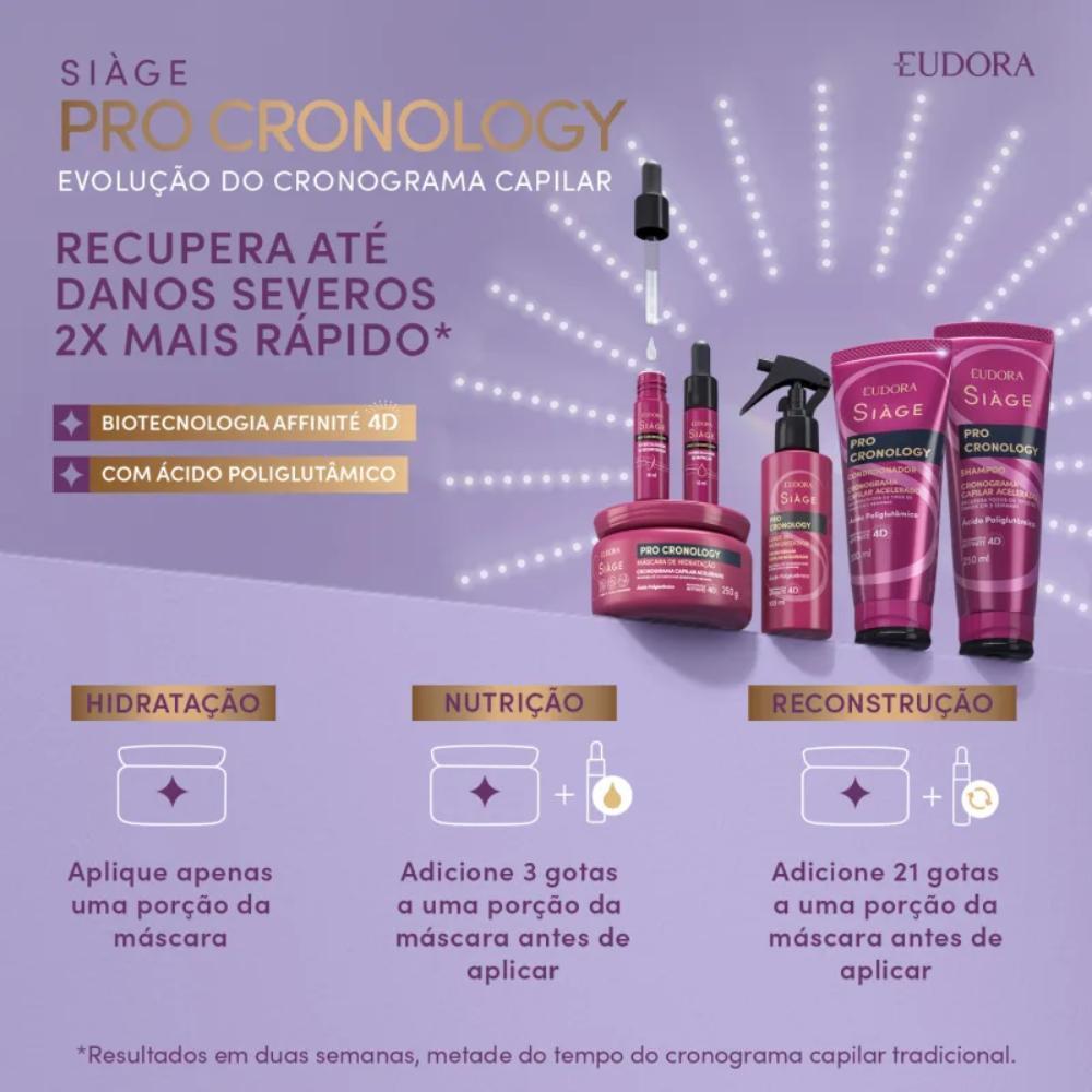 Shampoo Eudora Siàge Pro Cronology Curvas 250Ml