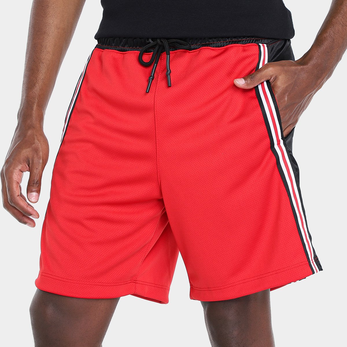 Miniatura Bermuda NBA Chicago Bulls Masculina Vermelho - M
