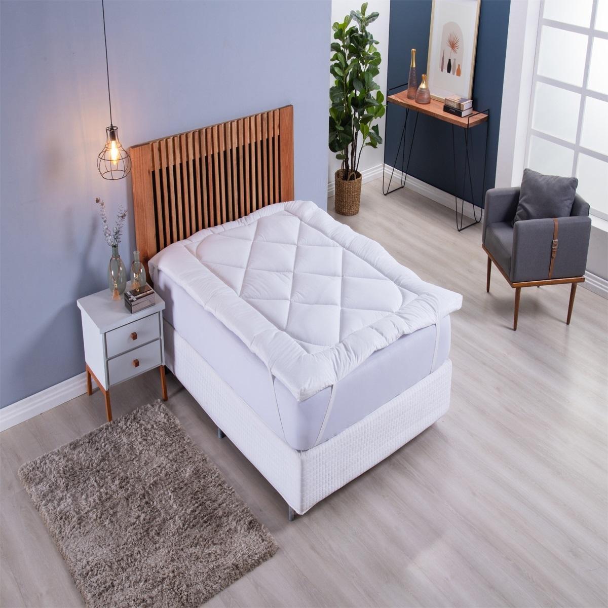 Miniatura Pillow Top Extra Macio Colchão Casal Padrão 1,38 X 1,88 Até