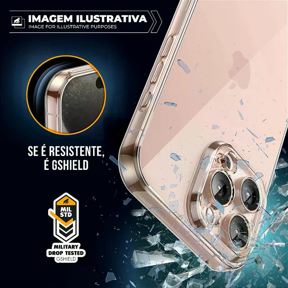 Miniatura Capa para Samsung Galaxy A56 - Crystal Slim - NÃO AMARELA - Gshield