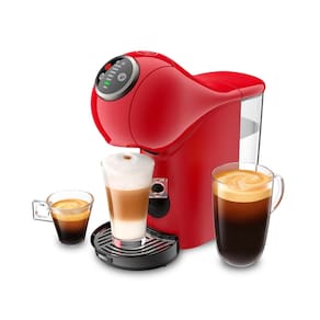Miniatura Máquina de Café Arno Nescafé Dolce Gusto Genio S Plus DGS3 Multi bebidas, Digital e Automática – Vermelha 110V