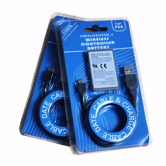 Miniatura Kit Bateria Controle 4 Ps4 Dualshock 2000mh 3,7vV Cabo