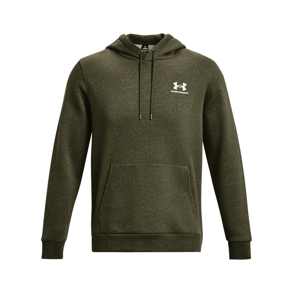 Miniatura Moletom Masculino Under Armour Essential Fleece Hoodie Verde - 2GG