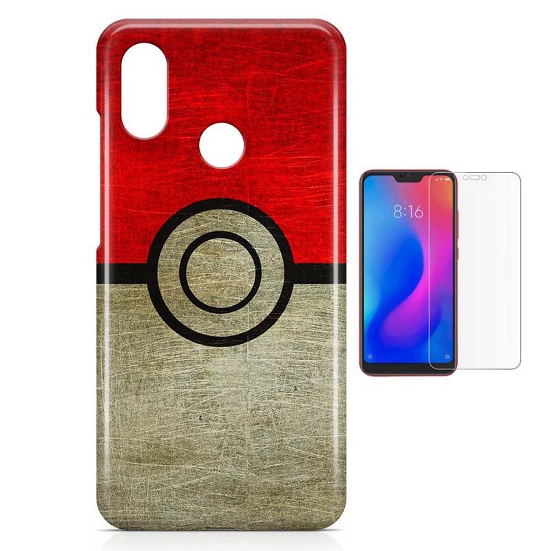 Miniatura Kit Capa Xiaomi Redmi Note 6 Pro Pokémon Pokebola E Pelicula