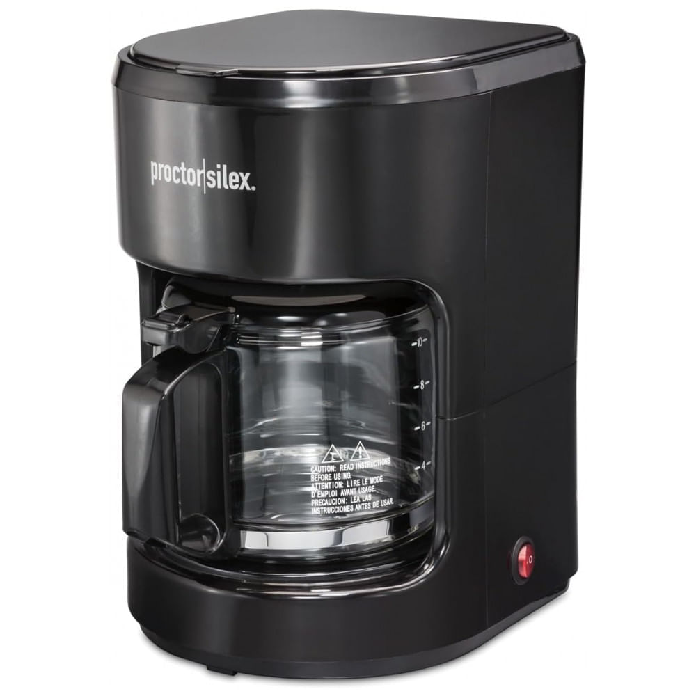 Miniatura Cafeteira Elétrica 10 Xícaras com Plugues Inteligentes com Alexa, 110V 900W, Proctor Silex, Preta