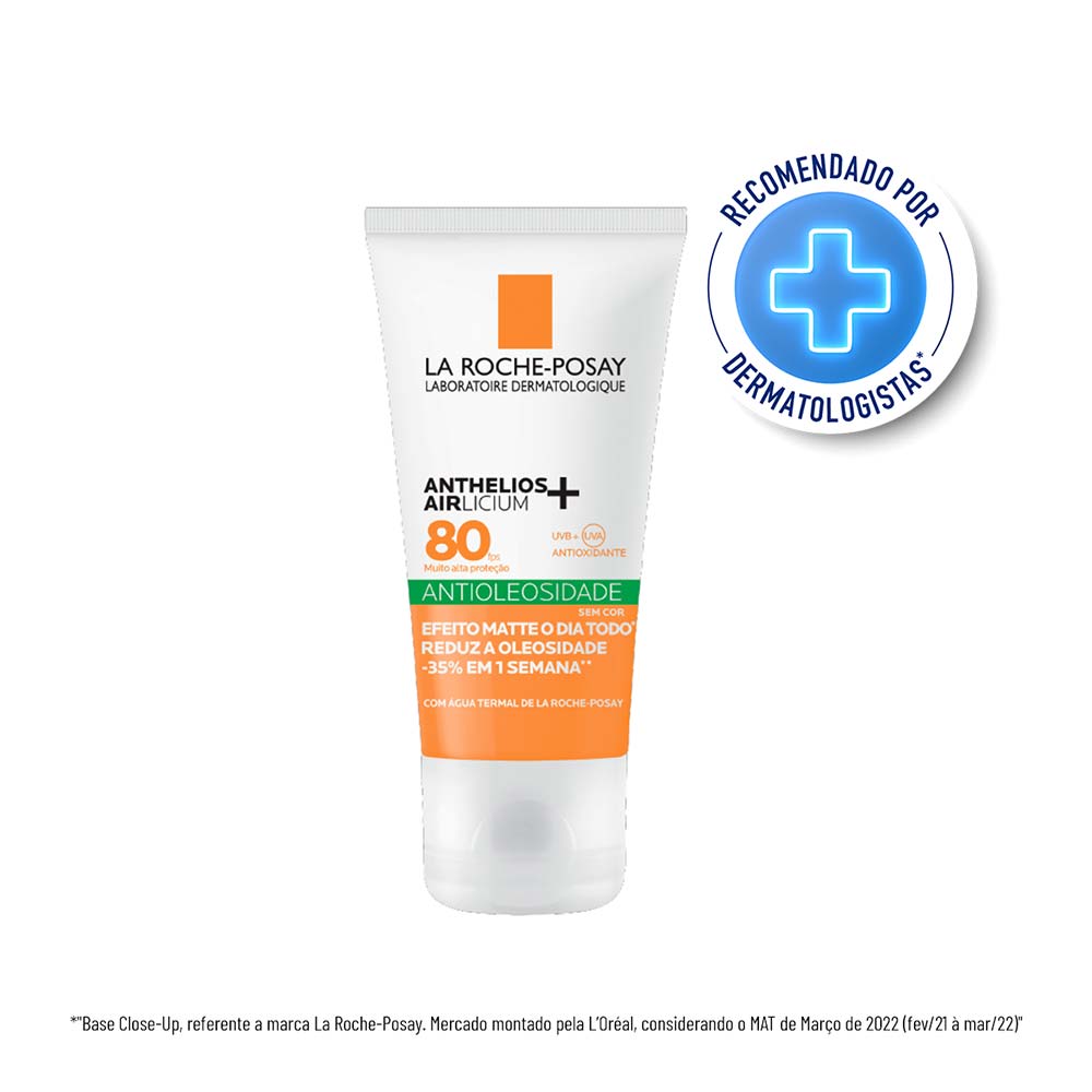 Protetor Solar La Roche Posey Anthelios Airlicium+ FPS80 40g