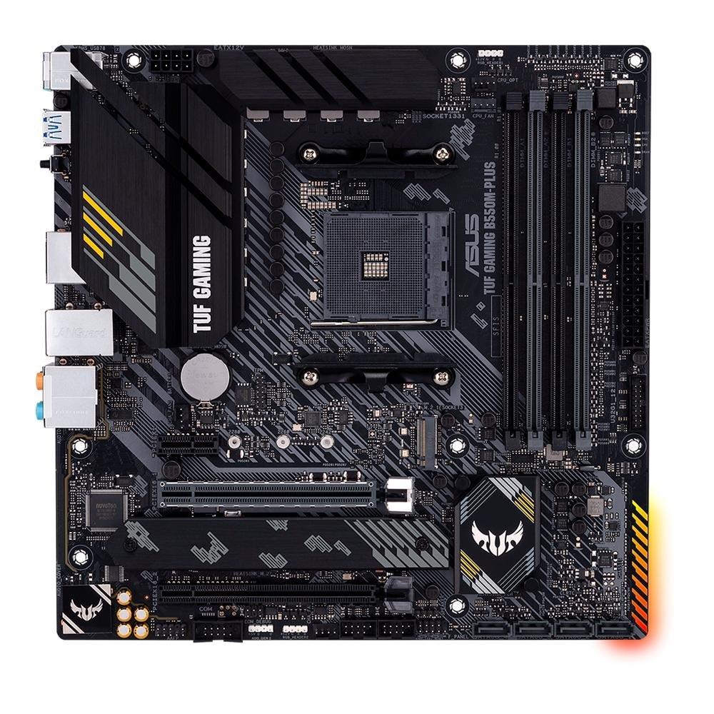 Placa-Mãe ASUS TUF Gaming B550M-Plus, AMD AM4, mATX, DDR4, Preto - 90MB14A0-C1BAY0