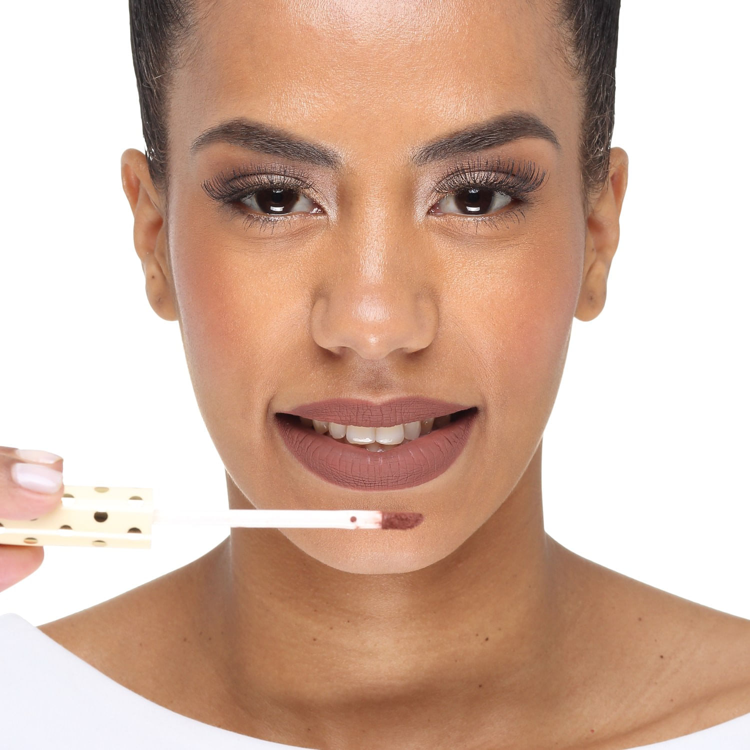 Miniatura Latika Lip Matte Nude Nº 33 - Batom Líquido 4ml Blz