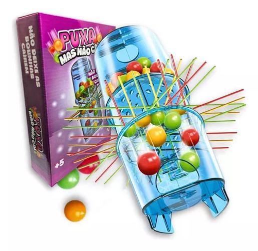 Miniatura Jogo Brinquedo Tira Vareta Não Deixe As Bolinhas Cairem