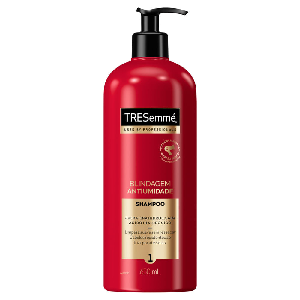 Miniatura Shampoo TRESemmé Blindagem Antiumidade 650ml