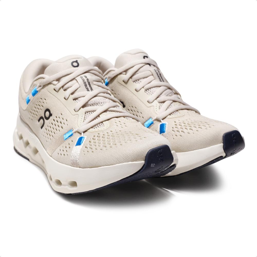 Miniatura Tênis On Running Cloudsurfer 2 Feminino Bege / Azul - 34