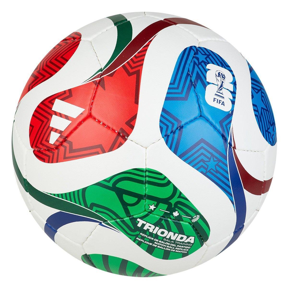 Miniatura Bola Futsal Adidas Trionda Copa do Mundo 2026 Training Branco