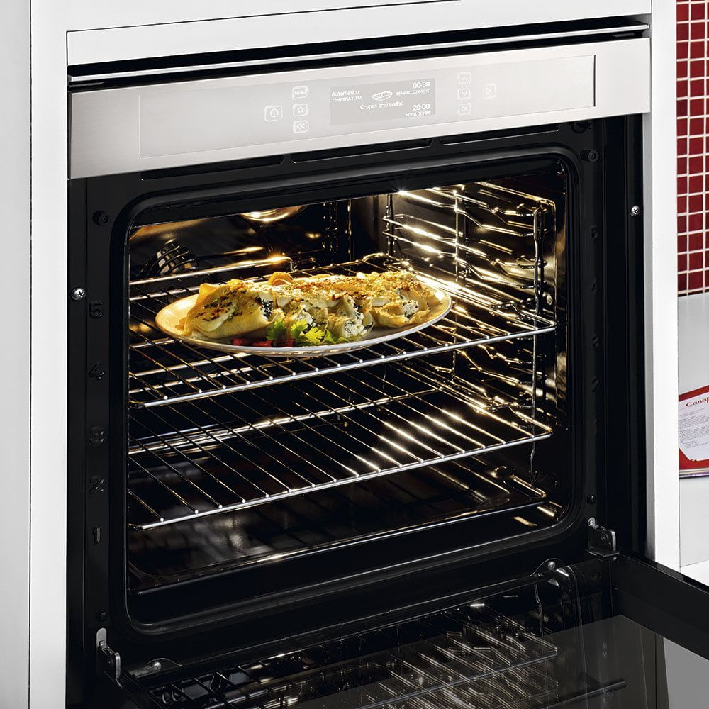 Miniatura Forno Elétrico Embutir 67 litros BO260AR Brastemp Inox - 220V
