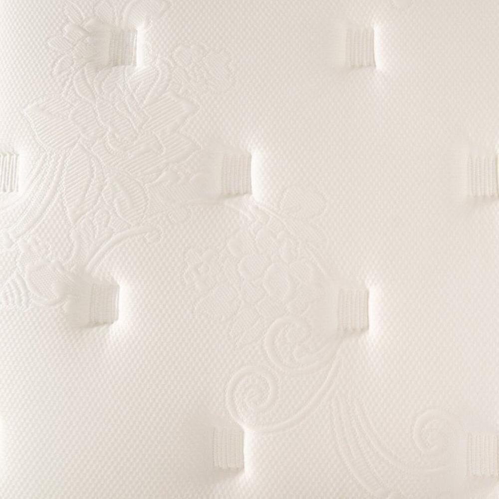 Cama Box Casal YesCasa Firm 138x188x31cm Yescasa Bege/Branco