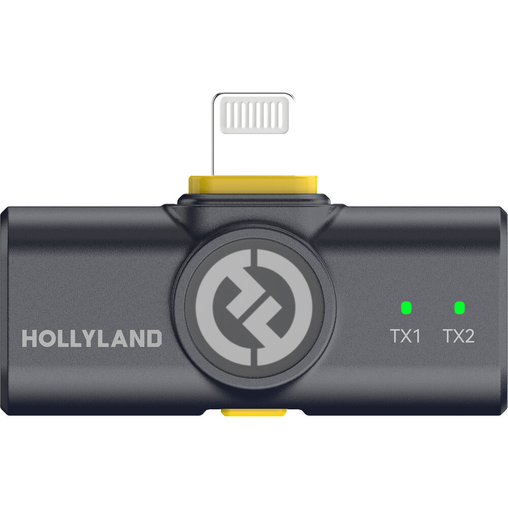 Sistema Microfone Duplo Hollyland Lark M2 Duo Wireless Lightning SmartPhones iOs