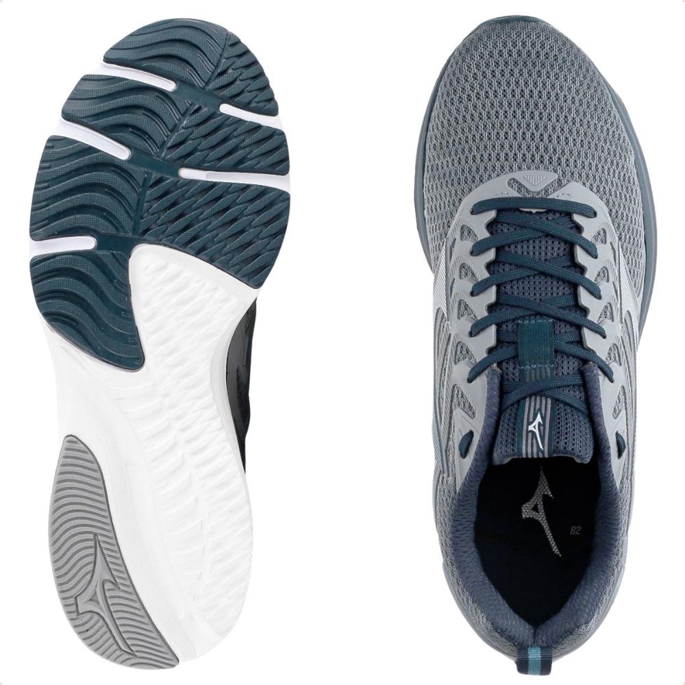 Miniatura Tênis Mizuno Space 4 Masculino Cinza / Cinza - 39