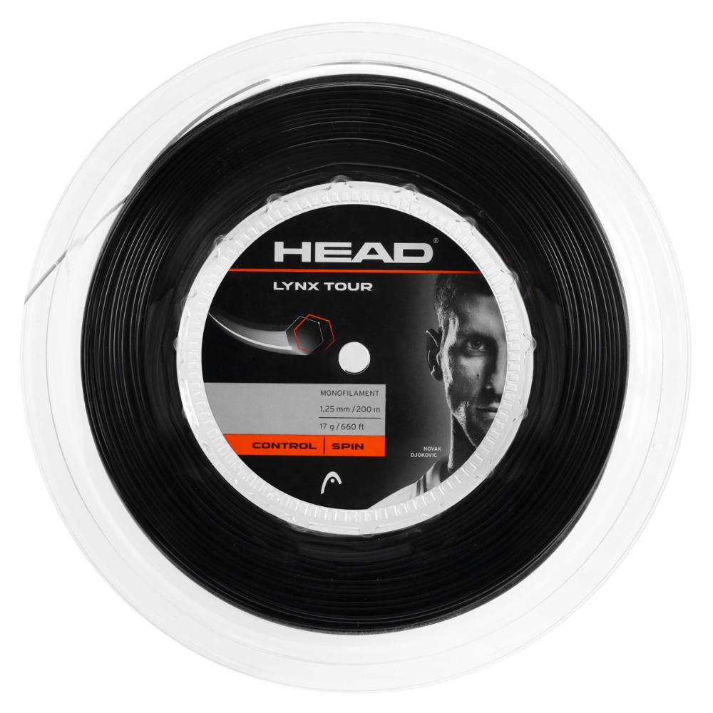 Miniatura Corda Head Lynx Tour 17L 1.25mm Preto - Rolo com 200 metros