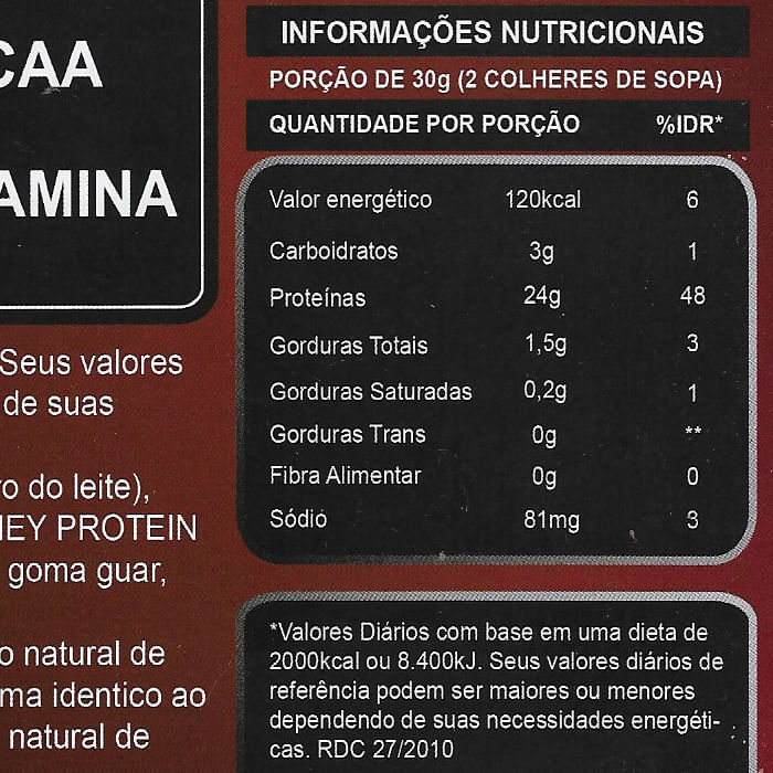 Miniatura Whey Protein 3w 2kg (Hipertrofia)