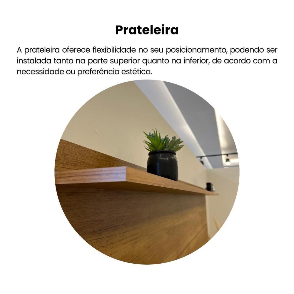Painel para Tv até 60 Polegadas com Suporte Universal Slim Cinamomo