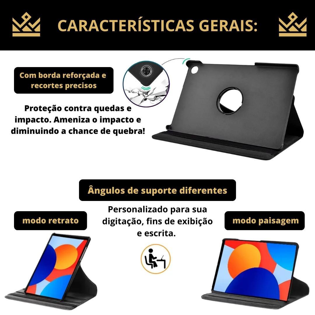 Miniatura Capinha Para Xiaomi Poco Pad 12,1 2024 - Giratória 360º