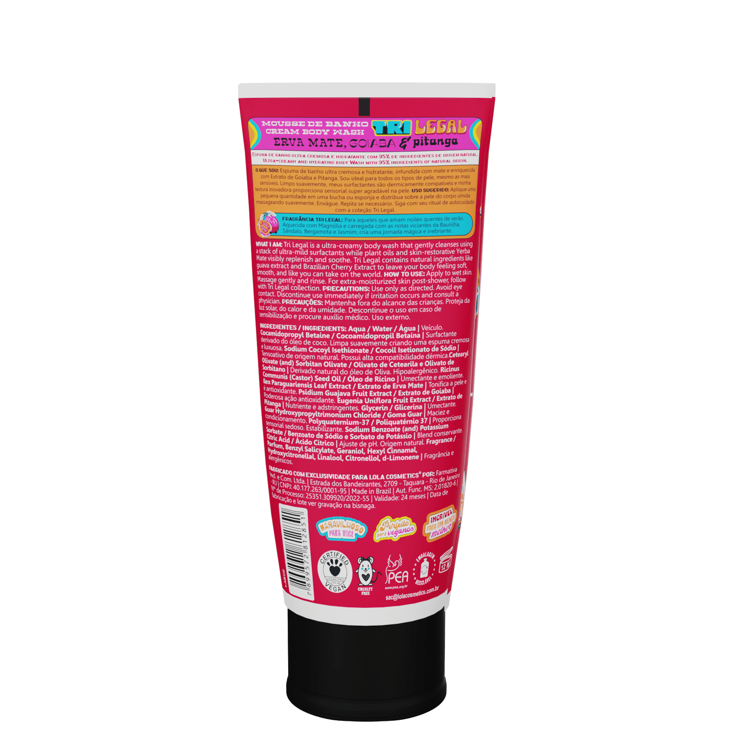 Miniatura Lola Cosmetics Tri Legal - Sabonete em Mousse 200ml