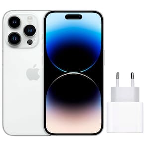 Miniatura Apple iPhone 14 Pro 1TB Prateado + Carregador Apple USB-C de 20W