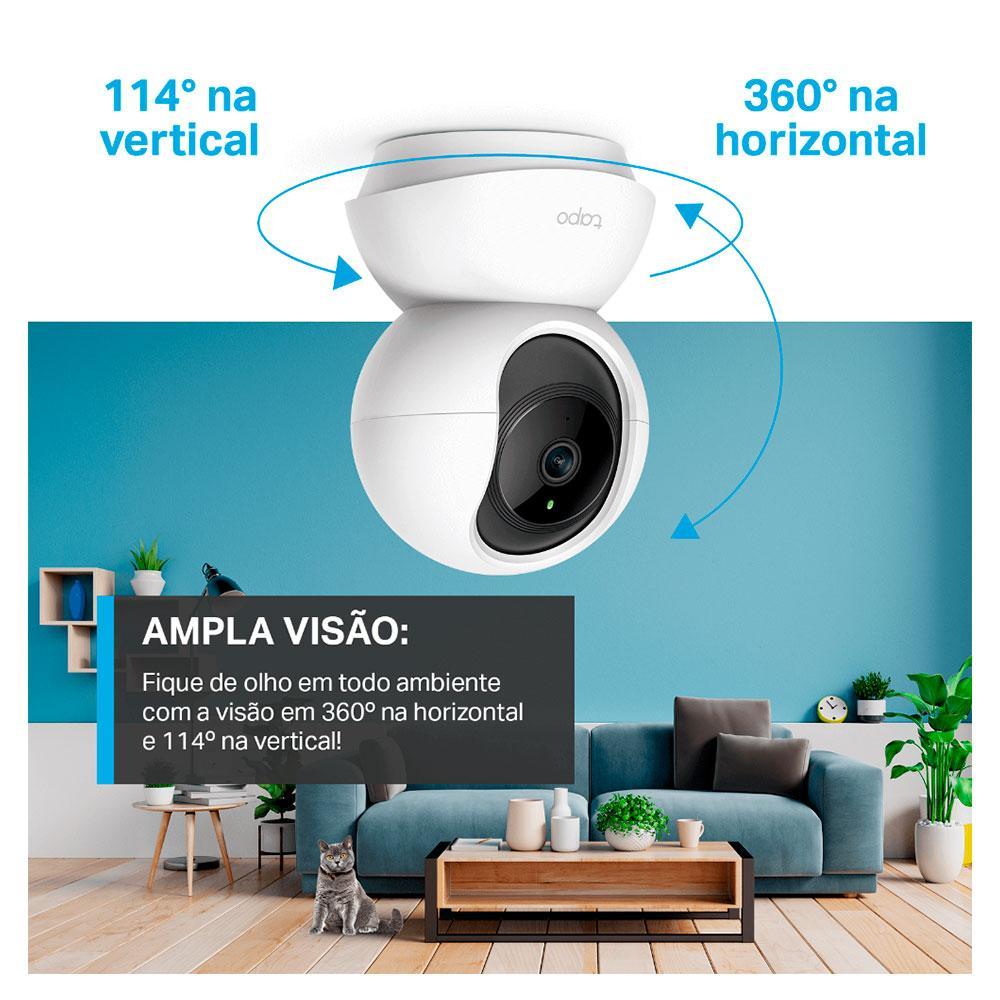Miniatura Câmera de Segurança Wi-Fi 360 1080 Full HD TP-Link Tapo C200