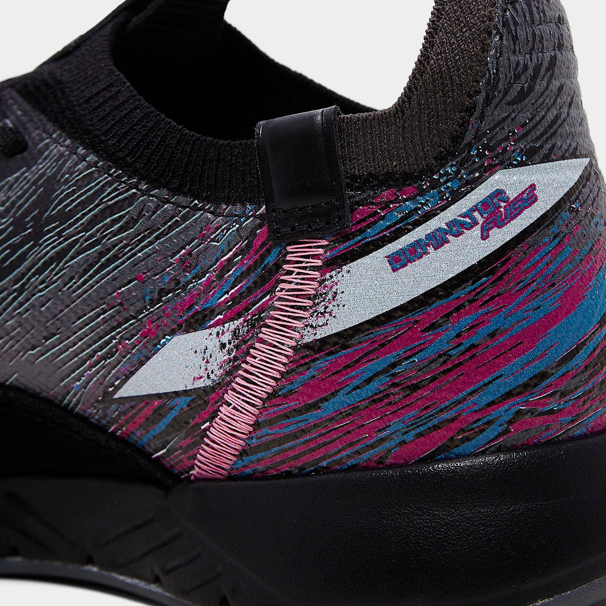 Chuteira Futsal Topper Dominator Fuse II Unissex Preto+Prata - 37
